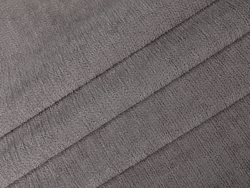 Superweiche Polsterstoffe aus einfarbigem Polyester-Samt für Sofas